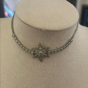 Silver Snowflake Bracelet, adjustable